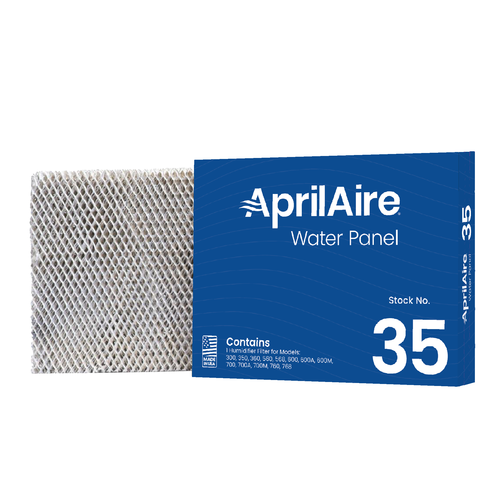 AprilAire水面板35加湿器过滤器适合全屋加湿器型号300,350,360,560,568,600,600A, 600M, 700, 700A, 700M, 760和768